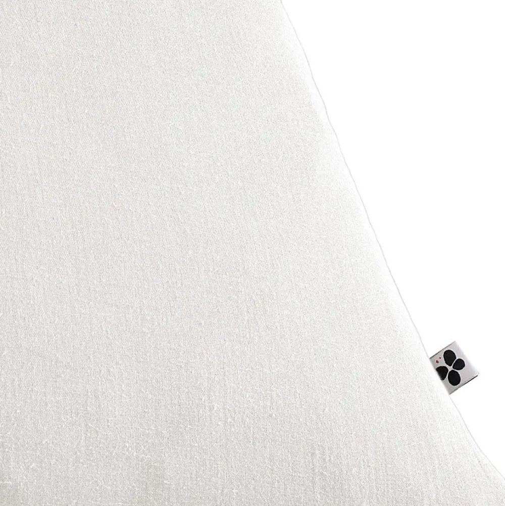 Meubletmoi Lot 2 taies d'oreillers 60x60 cm double gaze de coton blanc - PEPA 1* Taie D'Oreiller