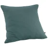 Meubletmoi Lot 2 taies oreillers 60x60 double gaze de coton bleu canard - PEPA 1* Taie D'Oreiller