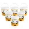 Ti'Pi Lot 6 x entretien biologique pour urinoir sans eau en pot de 175 lingettes - Produit 2 en 1 - Nettoyant et détartrant* Déboucheur