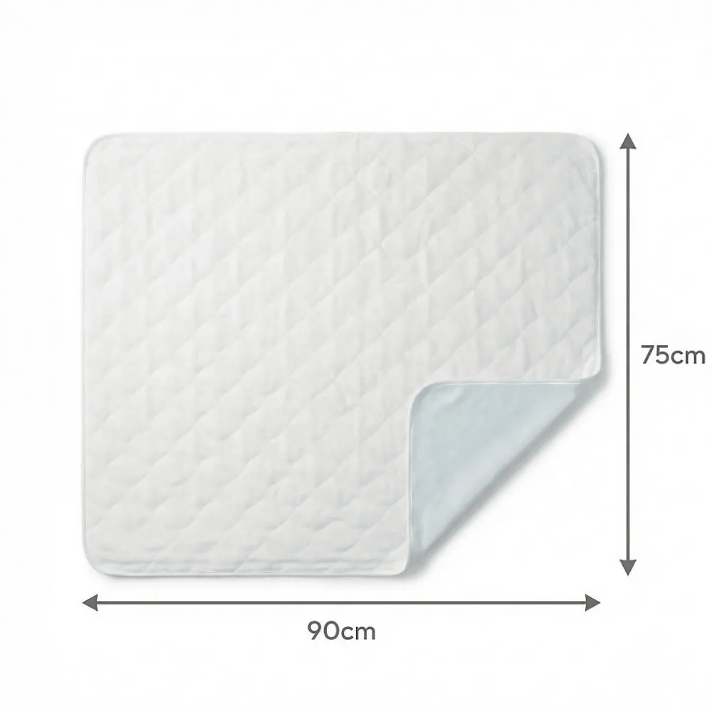 Lot de 2 Alèses Imperméables 90x85 cm - Adulte Sénior - Lavage à 90C - Grande absorption - Oeko-Tex>Sweetnight Best