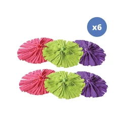 MSV Lot de 6 franges bandelettes à serpillière en microfibre* Serpillère
