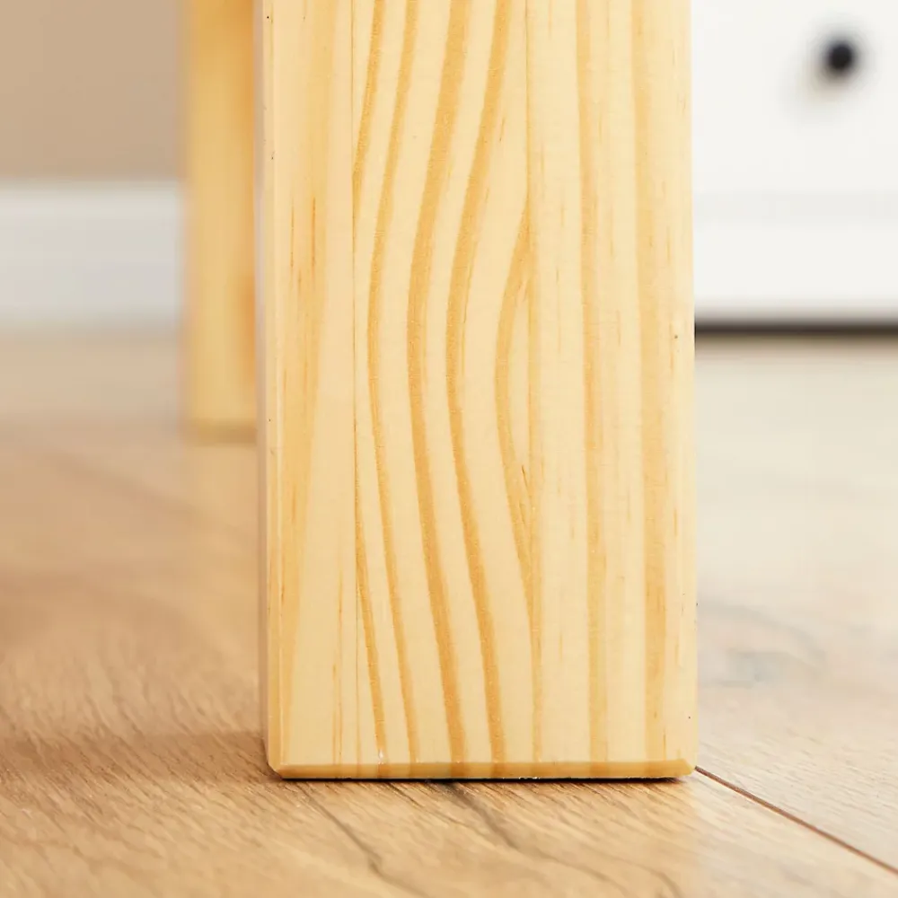 Idimex Lot de 2 lits superposables 80x190 cm RINO en pin massif, vernis naturel* Lit Avec Rangement