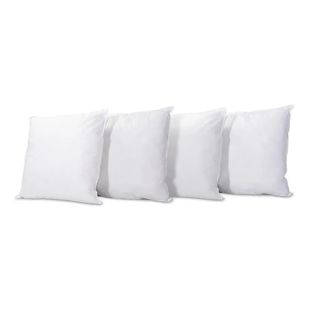 Lot de 4 oreillers Alaska 60x60 cm Fibres creuses polyester>Bellecour Hot