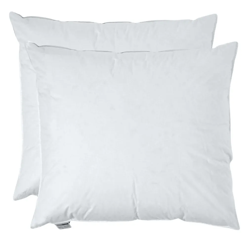 Lot de 2 oreillers en plumes et duvet d'oie, 60 x 70 cm ->Homescapes Hot