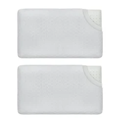 Lot de 2 oreillers enfant respirant en tissu de bambou 50x30x5,5 ->Inphysio Hot