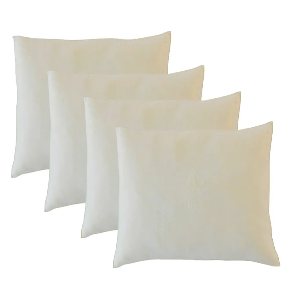 Lot de 4 oreillers Flocons 60x60 cm Mémoire de forme>Olympe Literie