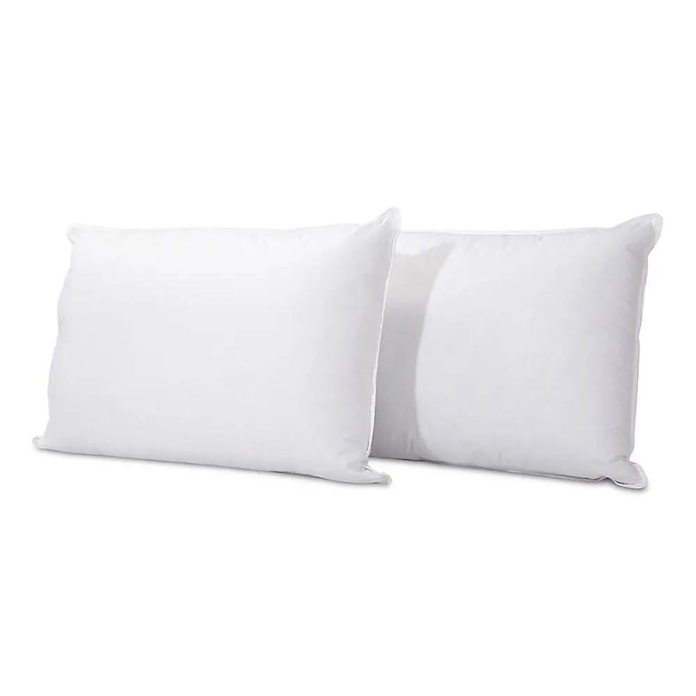 Bellecour Lot de 2 oreillers Grand Palace 45x70 cm Fibres creuses polyester* Oreiller Moelleux