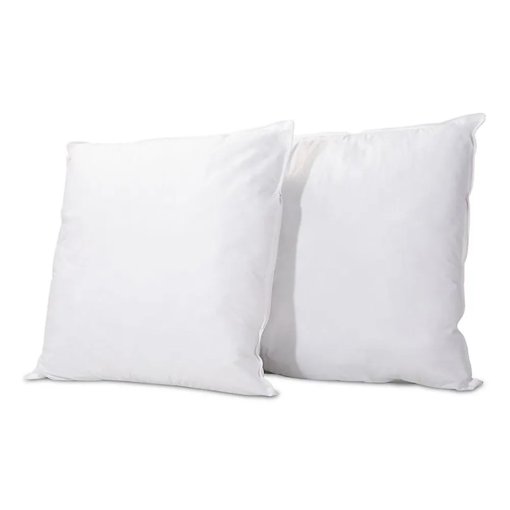 Lot de 2 oreillers Grand Palace 60x60 cm Fibres creuses polyester>Bellecour Outlet