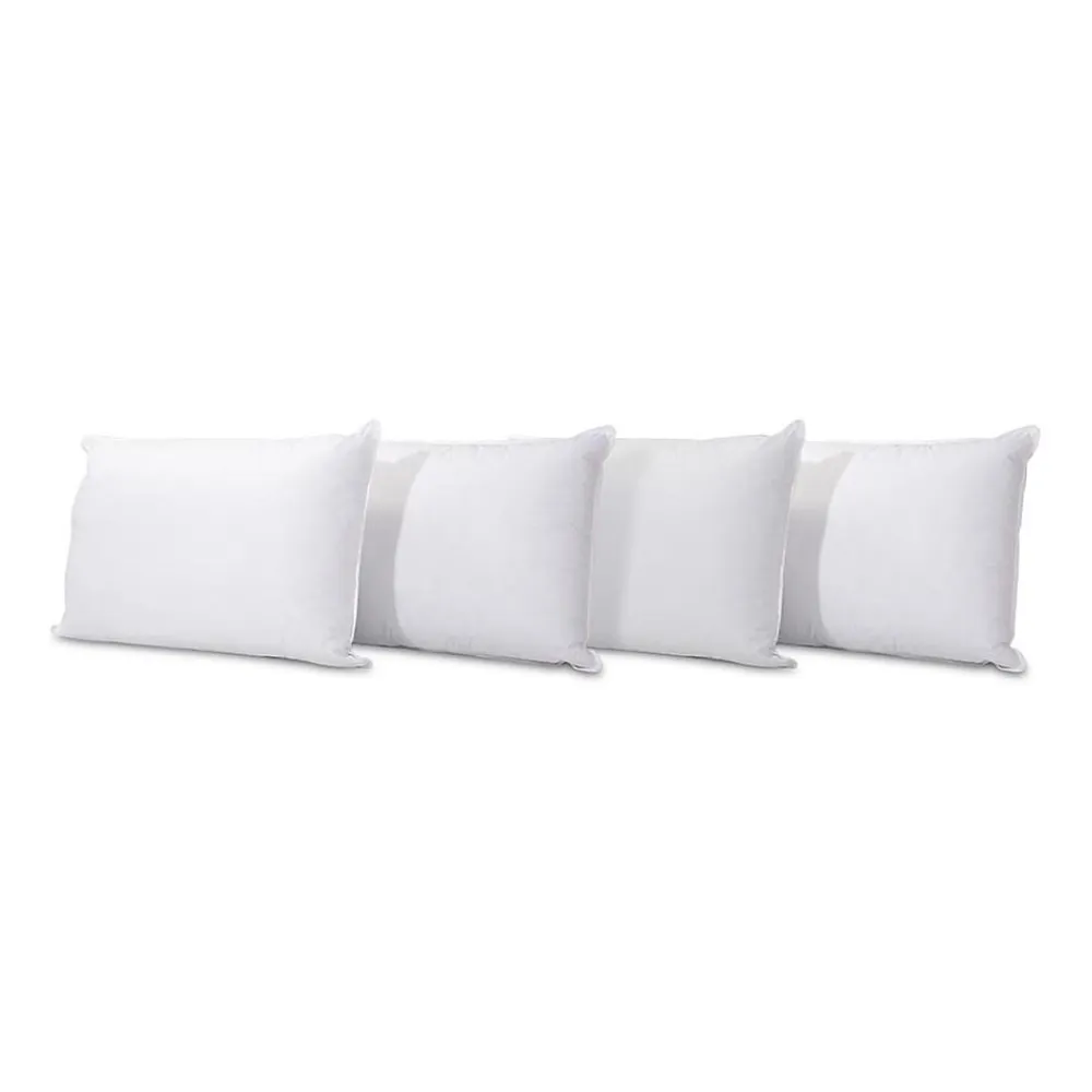 Lot de 4 oreillers Grand Palace 45x70 cm Fibres creuses polyester>Bellecour Hot