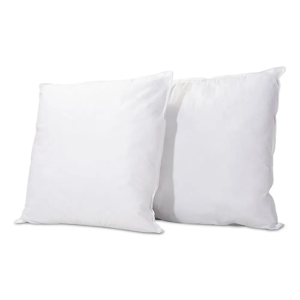 Bellecour Lot de 2 oreillers Grand Palace 65x65 cm Fibres creuses polyester* Oreiller Moelleux