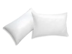 Lot de 2 oreillers recyclés 45 x 70 cm de DREAMEA - Enveloppe 100% microfibre - ROSA>Vente-unique Hot