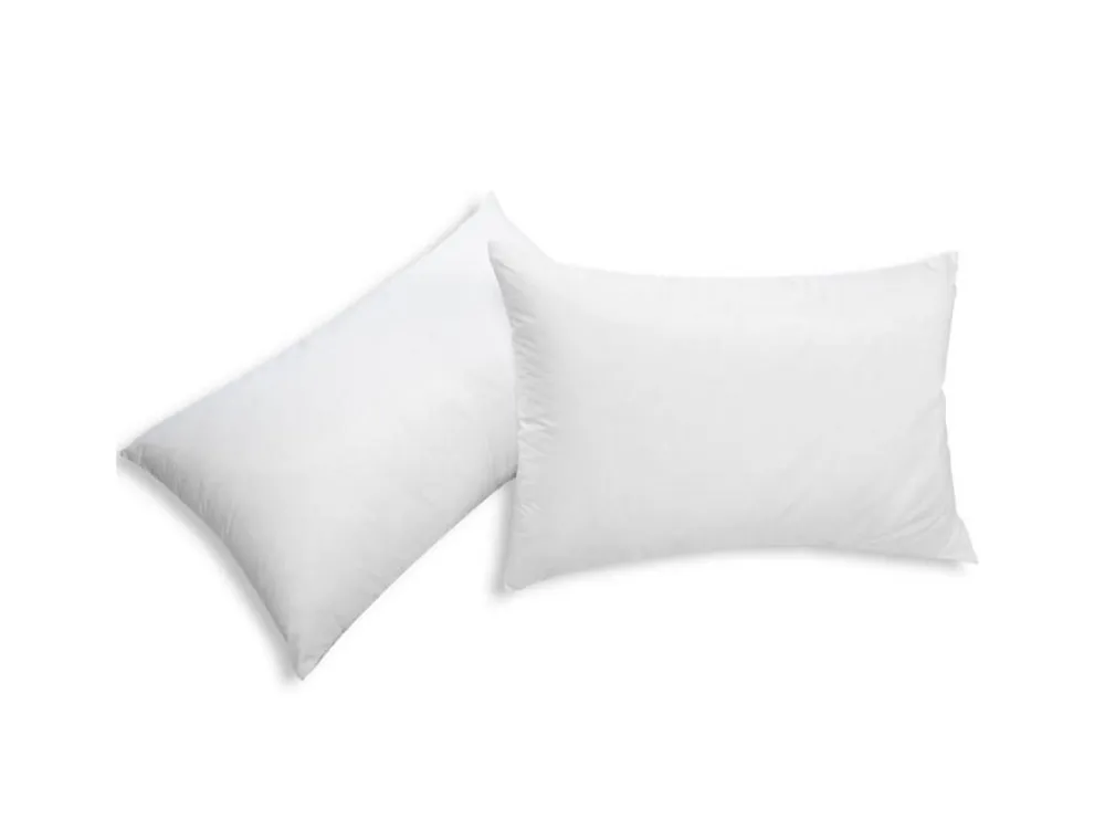 Lot de 2 oreillers recyclés 45 x 70 cm de DREAMEA - Enveloppe 100% microfibre - ROSA>Vente-unique Hot