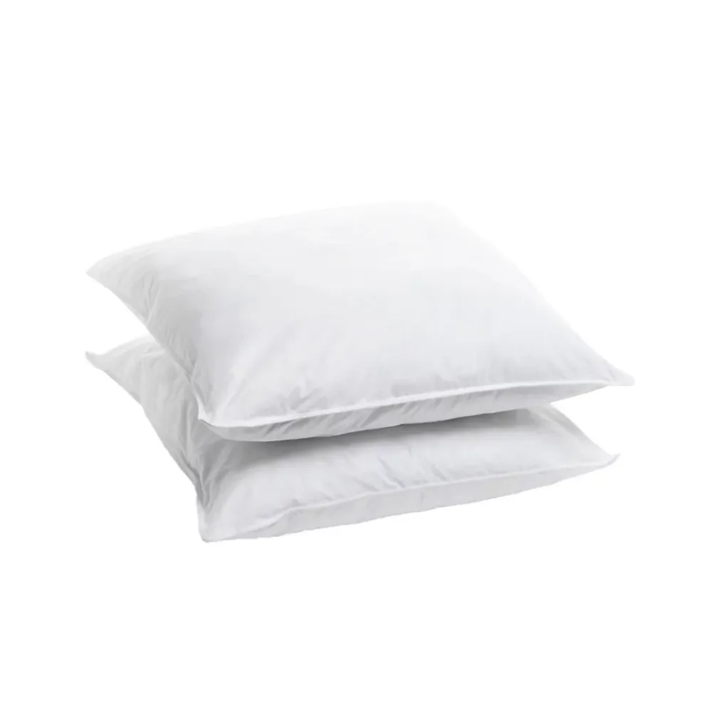 Bleu Calin Lot de 2 oreillers Souple 60x60cm SENSATION DUVET Gonflant* Oreiller Moelleux