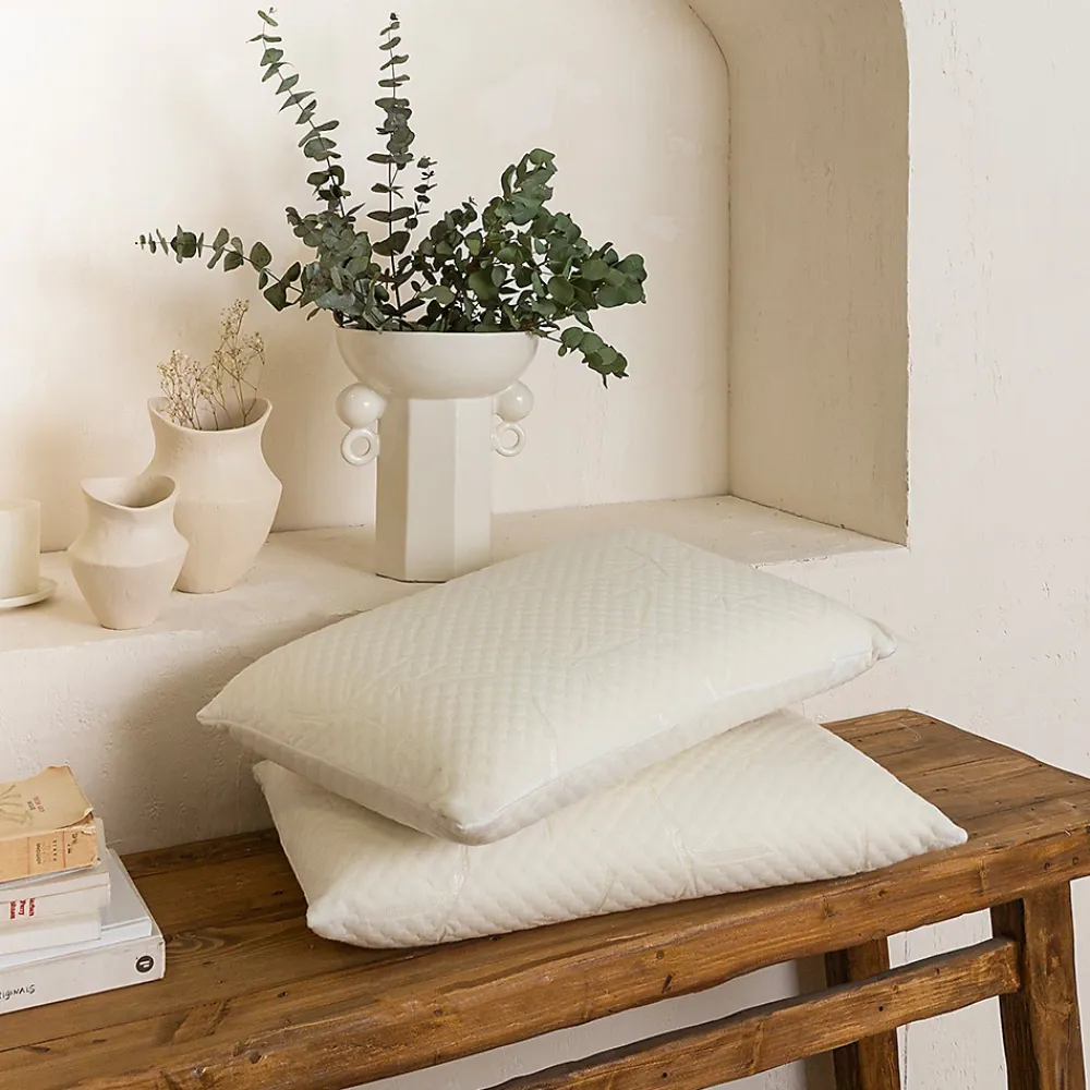 Olympe Literie Lot de 2 oreillers Sérénité 40x60 cm Mémoire de forme* Oreiller Mémoire De Forme