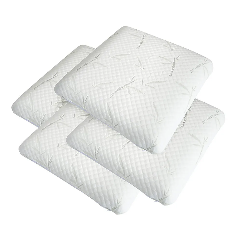 Lot de 4 oreillers Sérénité 60x60 cm Mémoire de forme>Olympe Literie New