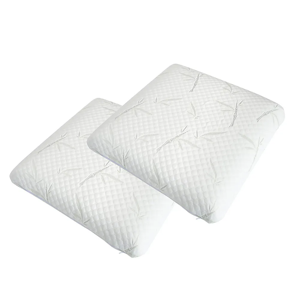 Lot de 2 oreillers Sérénité 60x60 cm Mémoire de forme>Olympe Literie Sale