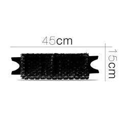 Lot de 3 recharge pour balai à plat, housse pour balai vapeur, rechange de nettoyage en microfibre -Longueur 45 x Profondeur 15 cm>Juanio