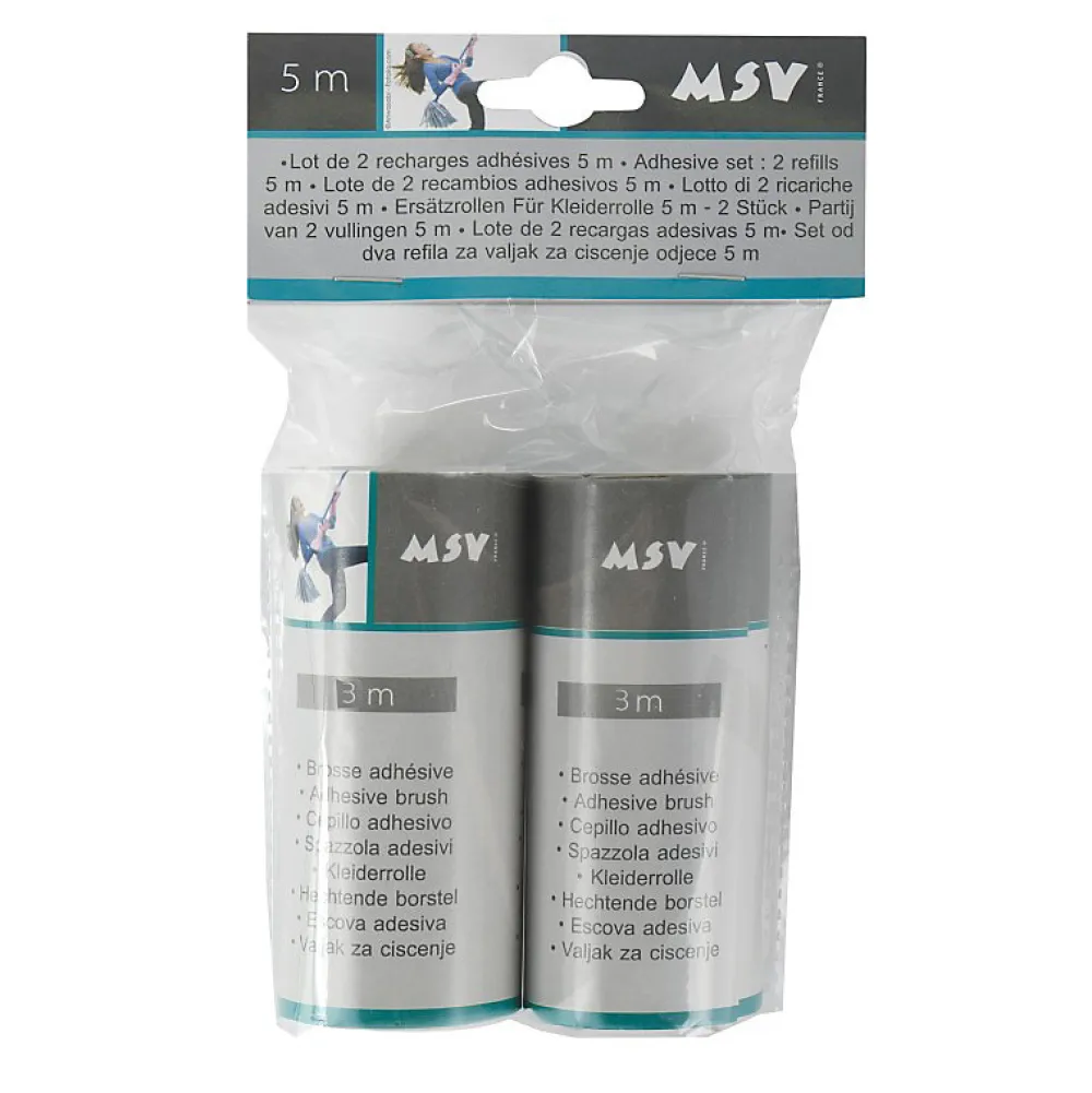Lot de 2 Recharges adhesif vêtement 3M>MSV Discount