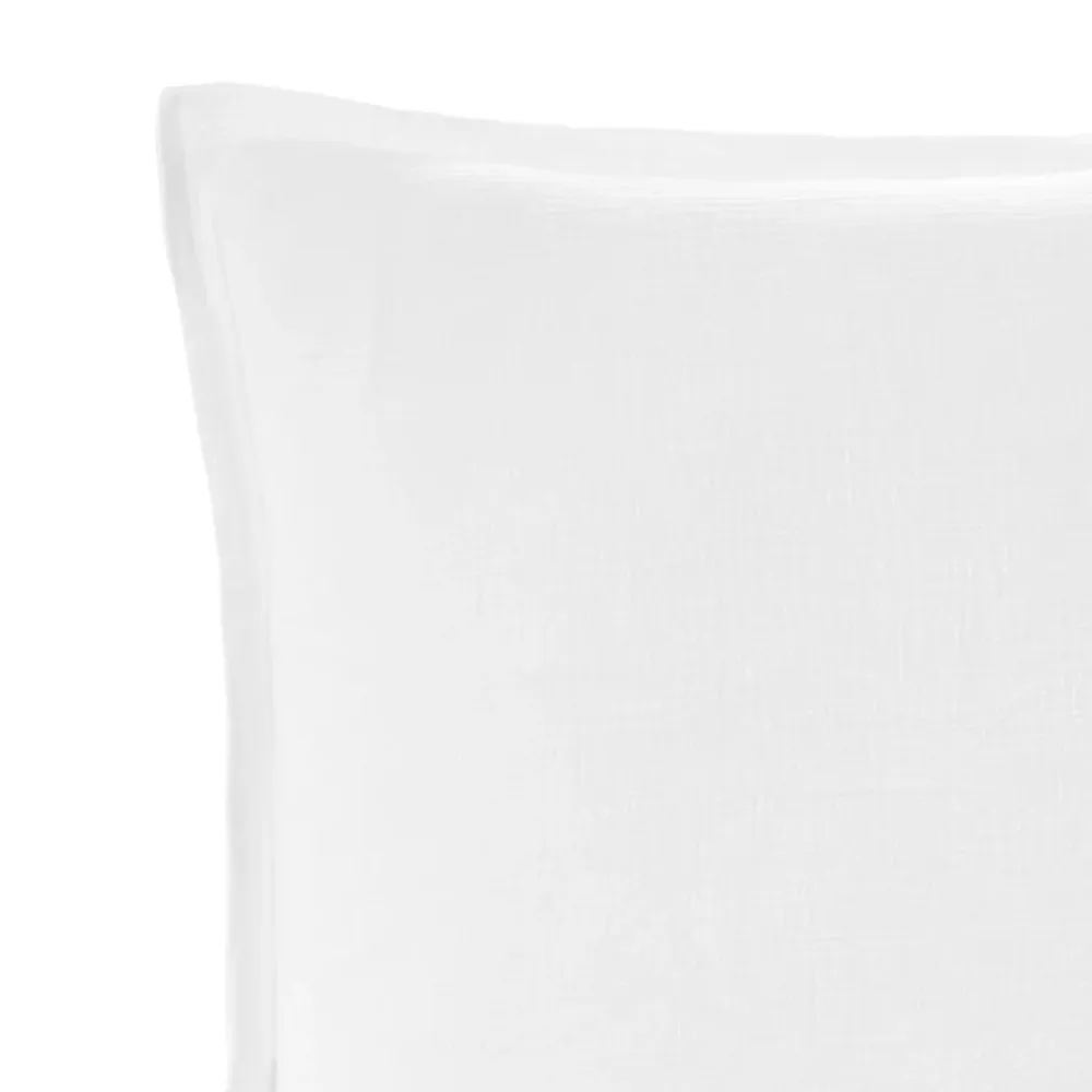 Sensei Maison Lot de 2 taies d'oreiller en gaze de coton Blanc 50x70 cm LOFT* Taie D'Oreiller
