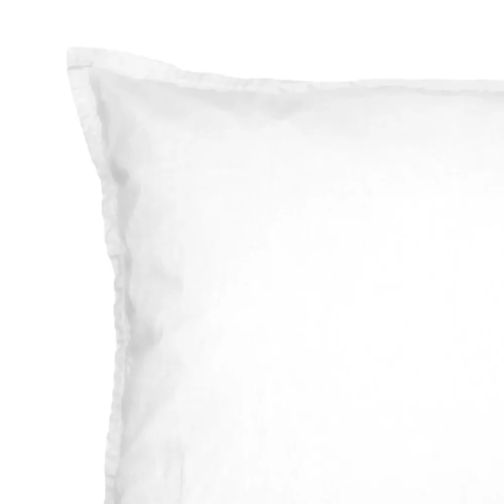 Sensei Maison Lot de 2 taies d'oreiller en coton Blanc 65x65 cm STUDIO* Taie D'Oreiller
