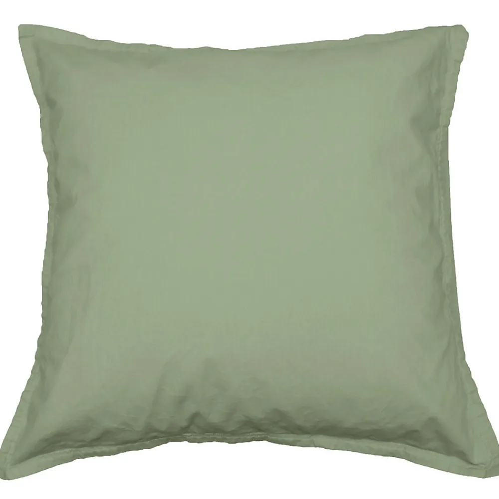 Lot de 2 taies d'oreiller en coton Sauge 65x65 cm STUDIO>Sensei Maison Best