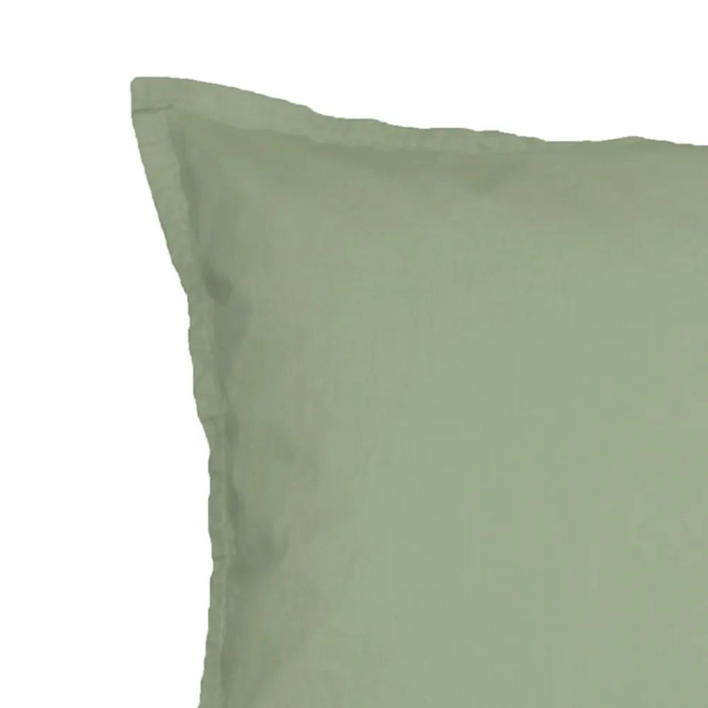 Lot de 2 taies d'oreiller en coton Sauge 65x65 cm STUDIO>Sensei Maison Best