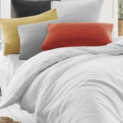 Lot de 2 taies d'oreiller en gaze de coton Terracota 65x65 cm LOFT><noscript><img width=