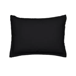 Lot de 2 taies d'oreiller en flanelle de coton Anthracite 50x70 cm KLAPPEN>Sensei Maison Online