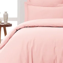Sensei Maison Lot de 2 taies d'oreiller en percale de coton Poudre 65x65 cm SOFT PERCALE* Taie D'Oreiller