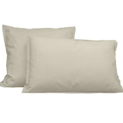 Lot de 2 taies d'oreiller en flanelle de coton Ficelle 50x70 cm KLAPPEN><noscript><img width=