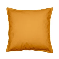 Sensei Maison Lot de 2 taies d'oreiller en flanelle de coton Caramel 65x65 cm KLAPPEN* Taie D'Oreiller
