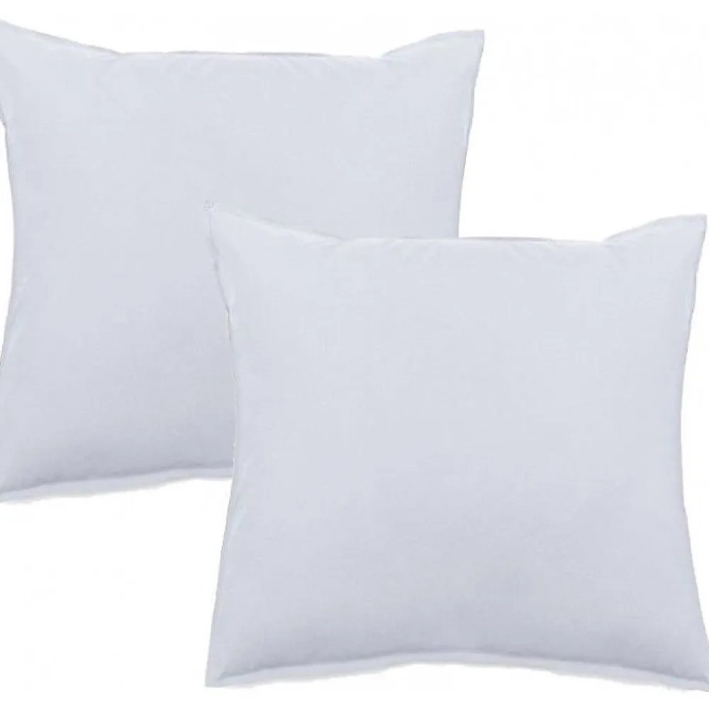 Lot de 2 taies d'oreiller Palace pur coton teint lavé 63 fils/cm² - Palace Neige - Lot de 2 taies d'oreiller 65 x 65 c>Vent Du Sud Best
