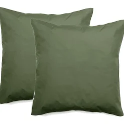 Lot de 2 taies d'oreiller percale pur coton peigné longues fibres 80 fils/cm² - Mousse - Lot de 2 taies d'oreiller 65>Vent Du Sud Clearance