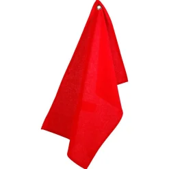 Lot de 2 torchons imprimés - coton - rouge - 45x70 cm - Atmosphera><noscript><img width=