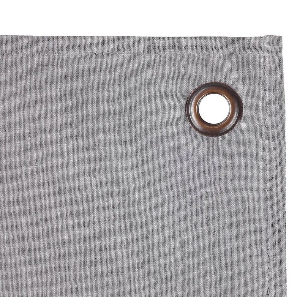 Atmosphera Créateur D'Intérieur Lot de 2 torchons imprimés - coton - gris clair - 45x70 cm - Atmosphera* Boutis, Couvre-Lit, Édredon