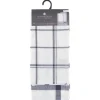 Atmosphera Créateur D'Intérieur Lot de 2 torchons imprimés - coton - bleu - 45x70 cm - Atmosphera* Boutis, Couvre-Lit, Édredon