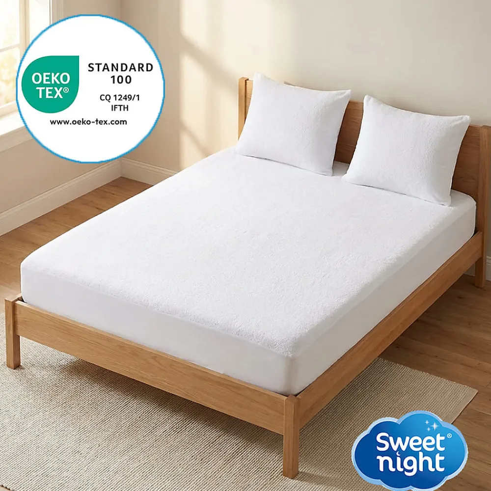 Lot Protège-Matelas 140x190 + 2 Protège-Oreillers 65x65 - Bouclette Éponge Coton Absorbante>Sweetnight Sale