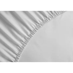 Drap Housse 100% Coton 140x190cm - Bonnet 35cm - Blanc><noscript><img width=