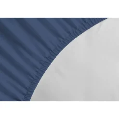Lovely Home Drap housse - 90 x 190 + 25 cm - 100% coton - Bleu* Drap Plat