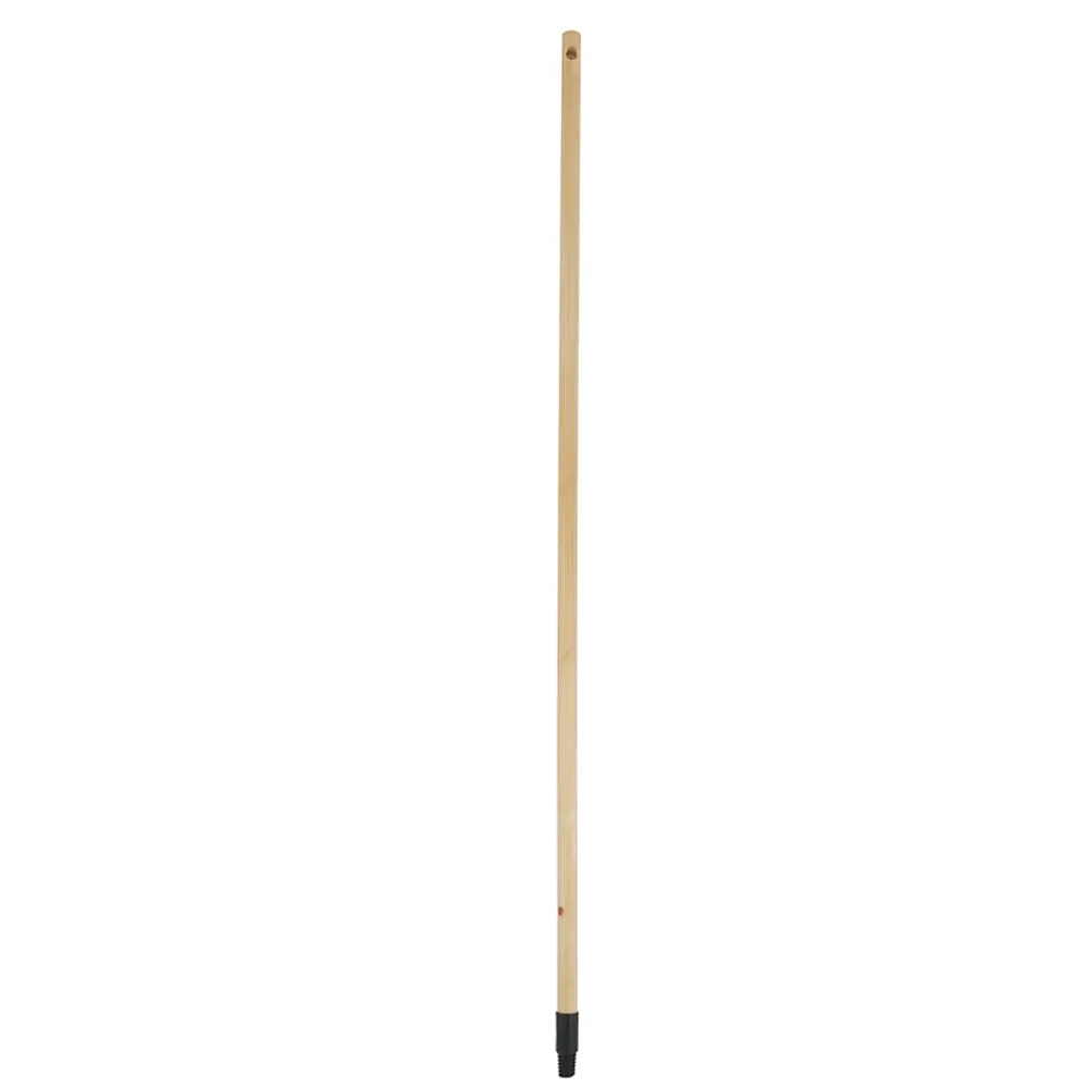 GoodHome Manche à balai en bois L.117 cm* Balai Et Tête De Balai