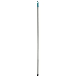 GoodHome Manche à balais en métal gris clair L.117cm* Balai Et Tête De Balai