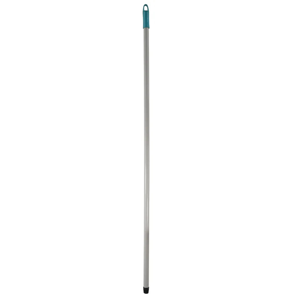 GoodHome Manche à balais en métal gris clair L.117cm* Balai Et Tête De Balai