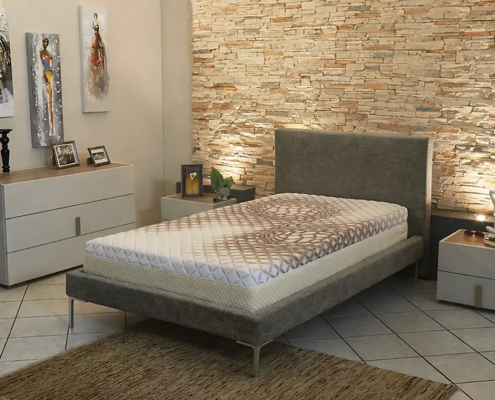 King Of Dreams Matelas - Face ete + ame Mousse rembourrage 100 % polesther - âme 100 % polyuréthane poli lattex Haute resilience Face Hiver Memo* Matelas