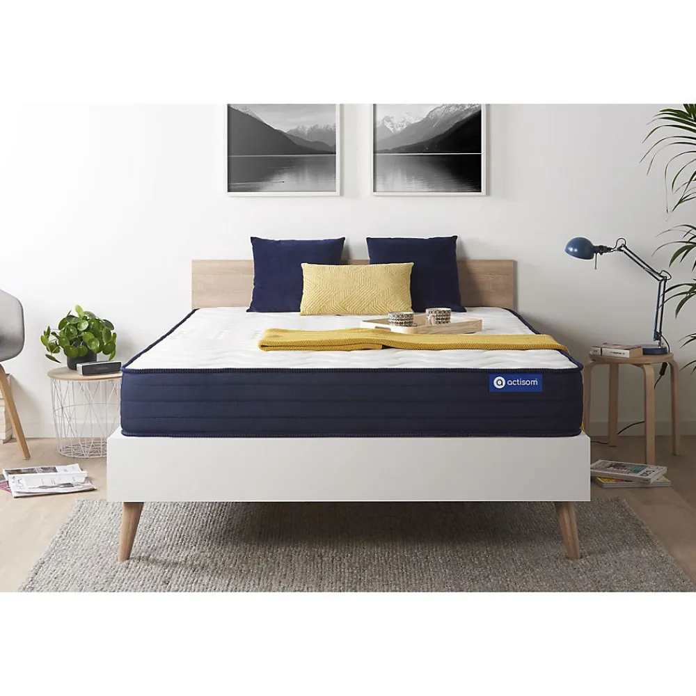 Matelas Latex et mémoire de forme - Confort : Très ferme>Actisom Outlet