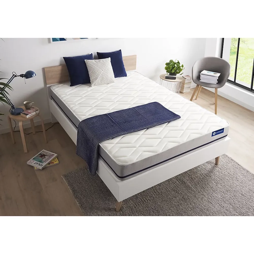 Actisom Matelas Latex et mémoire de forme - Confort : Mi-ferme* Matelas