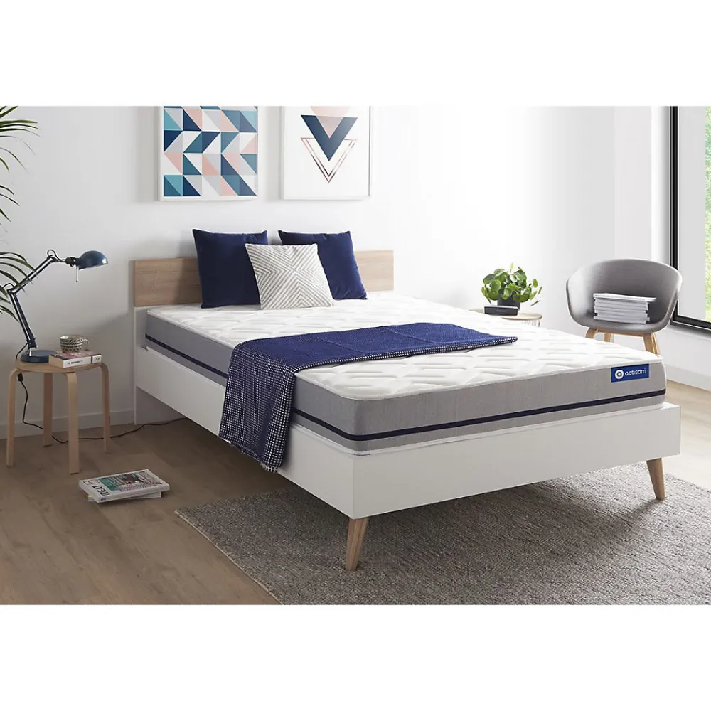 Actisom Matelas Latex et mémoire de forme - Confort : Mi-ferme* Matelas