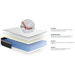 Actisom Matelas Mémoire de forme - Confort : Très ferme* Matelas