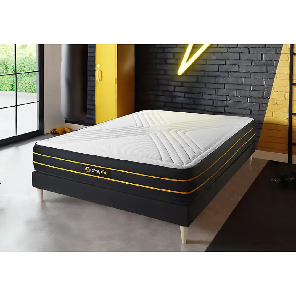 Matelas Mémoire de forme et micro ressorts ensachés - Confort : Equilibré>Sleepfit Best