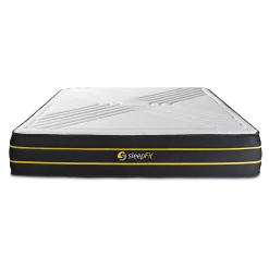 Matelas Mémoire de forme et micro ressorts ensachés - Confort : Equilibré><noscript><img width=