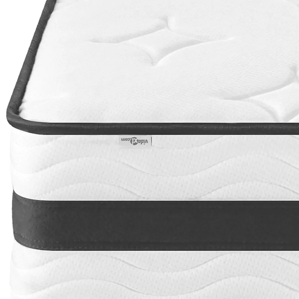 Matelas à ressorts bonnell moyen 90x190 cm>Vidaxl